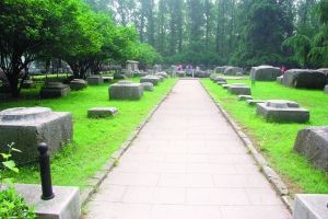 南京午朝门公园内的明故宫遗址